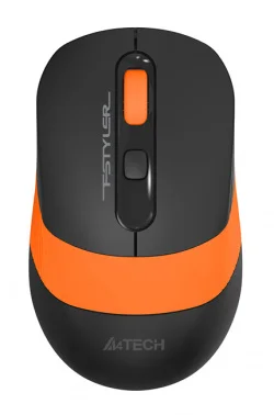 Мышь A4Tech Fstyler FG10 ORANGE, беспроводная, оптическая, 2000 DPI, 4 кнопки, USB