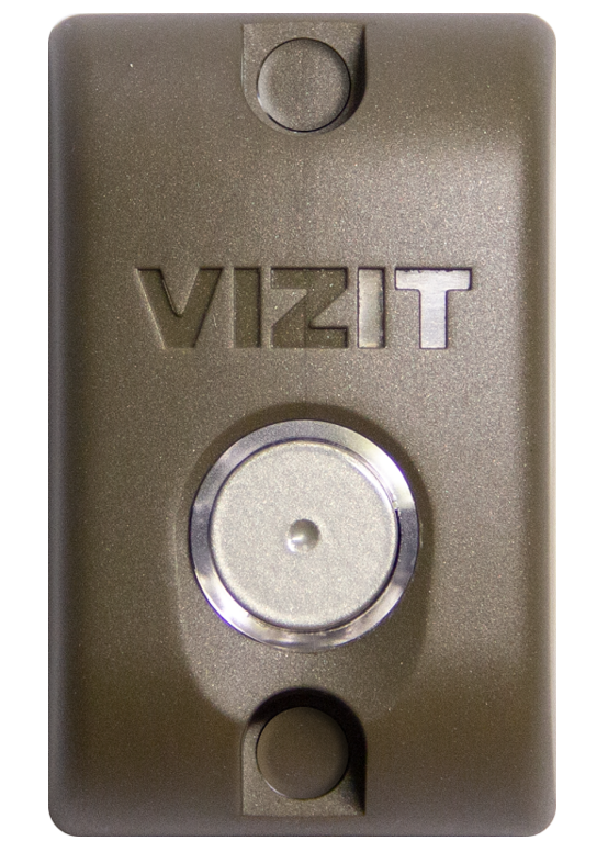Кнопка выхода Vizit EXIT 300М, механическая, НО/НЗ, 24 В, накладная