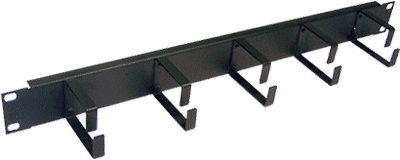 Организатор TWT TWT-ORG1U-5V, 19", 1U, 5 колец, чёрный