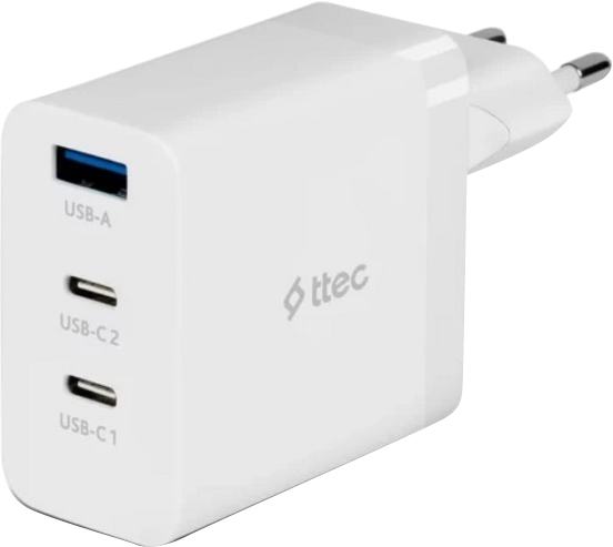 Зарядное устройство TTEC 2SCG03B SmartCharger, 65 Вт, PD/GaN, USB-C