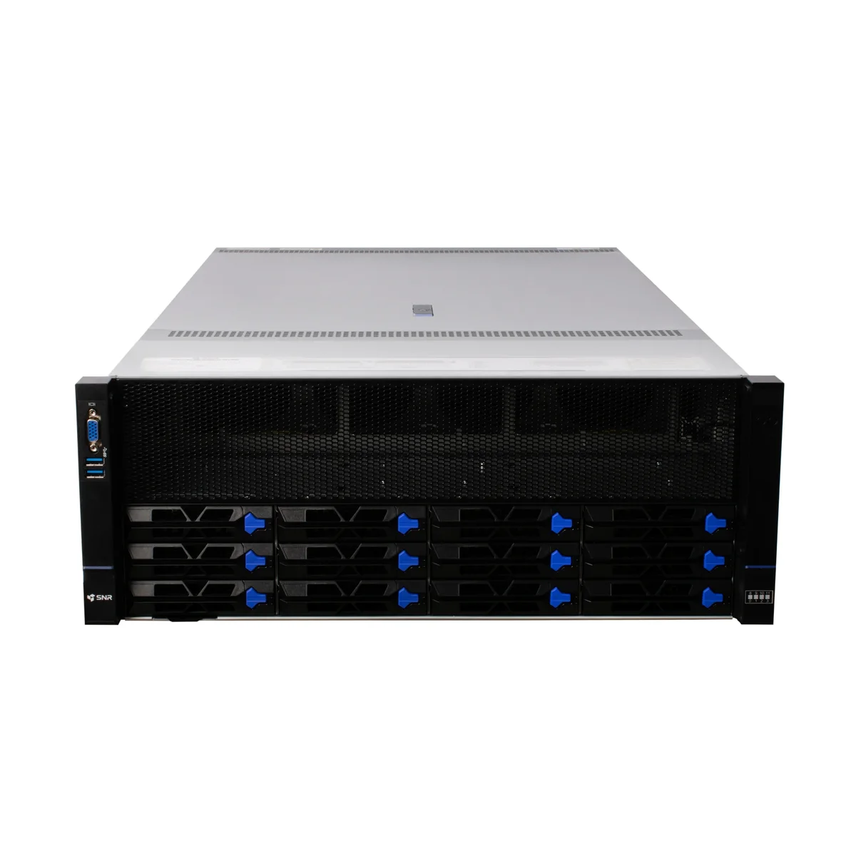 Серверная платформа SNR-SR4410LSG-12LFF, 4U, 2×LGA4677, 12×LFF, 10 GPU