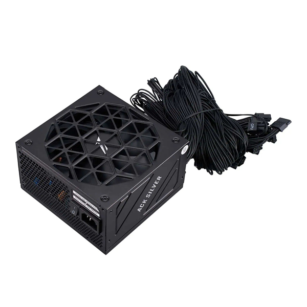 Блок питания 1STPLAYER ACK SILVER HA-750BA7-BK, 750 Вт, ATX 3.1, 80 PLUS Silver