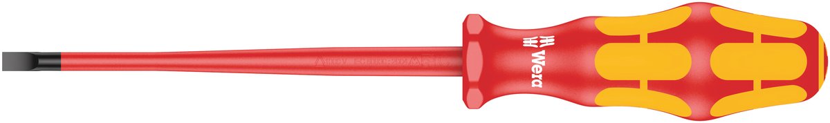 Отвертка диэлектрическая шлицевая 160 iS SL VDE с зауженным рабочим концом 1X5.5X125 мм