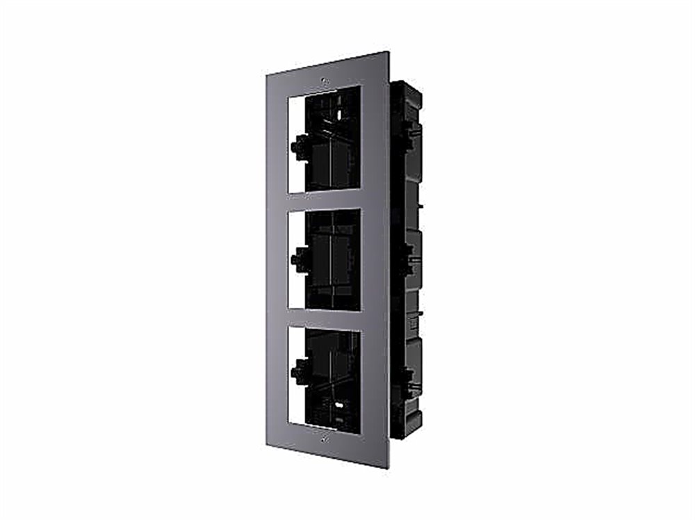 Рамка расширения Hikvision DS-KD-ACF3/Plastic, пластик, на 3 модуля