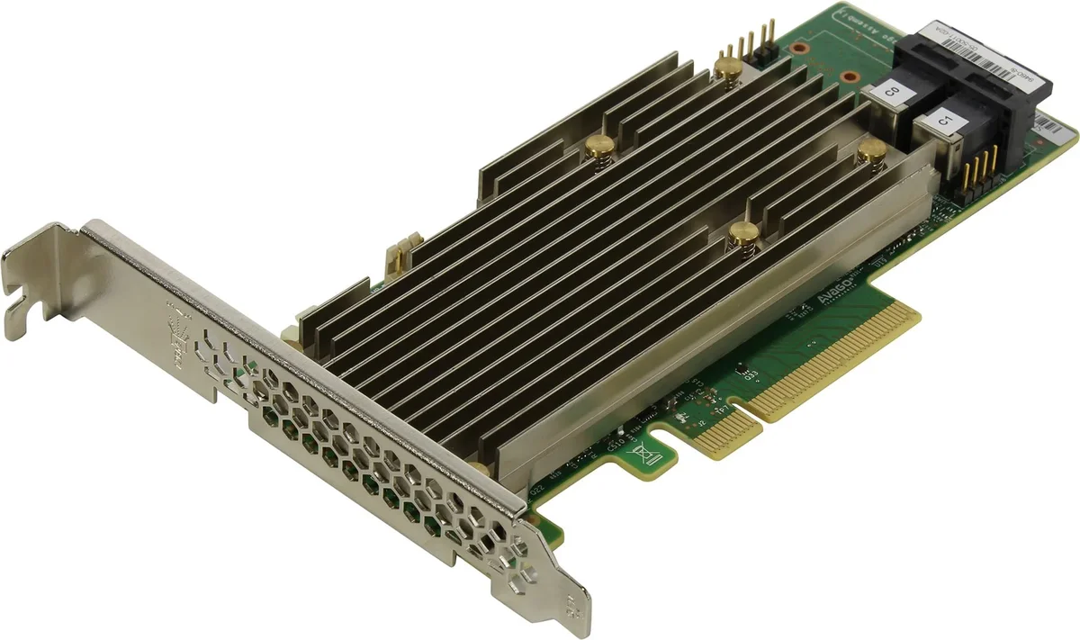 RAID-контроллер Broadcom 05-50011-02, PCIe 3.1 x8, 8 портов, 2GB кэш