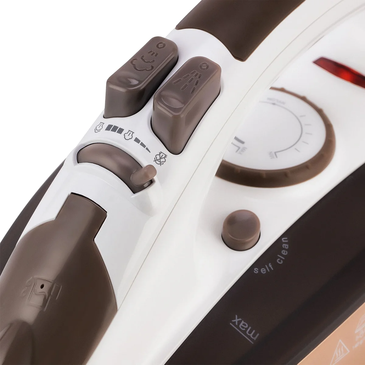 Утюг VITEK VT-1201, 2400 Вт, паровой удар 140 г, подошва UniCera
