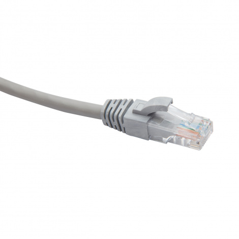 Патч-корд Datarex DR-187001, кат.5e, U/UTP, 0.15 м, PVC, серый