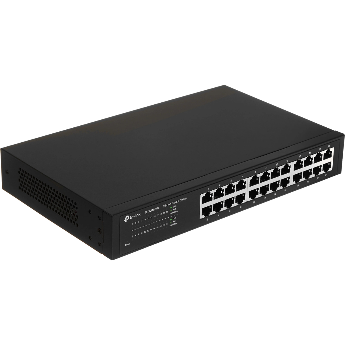 Коммутатор TP-Link TL-SG1024D, 24×1GbE, неуправляемый, 1U