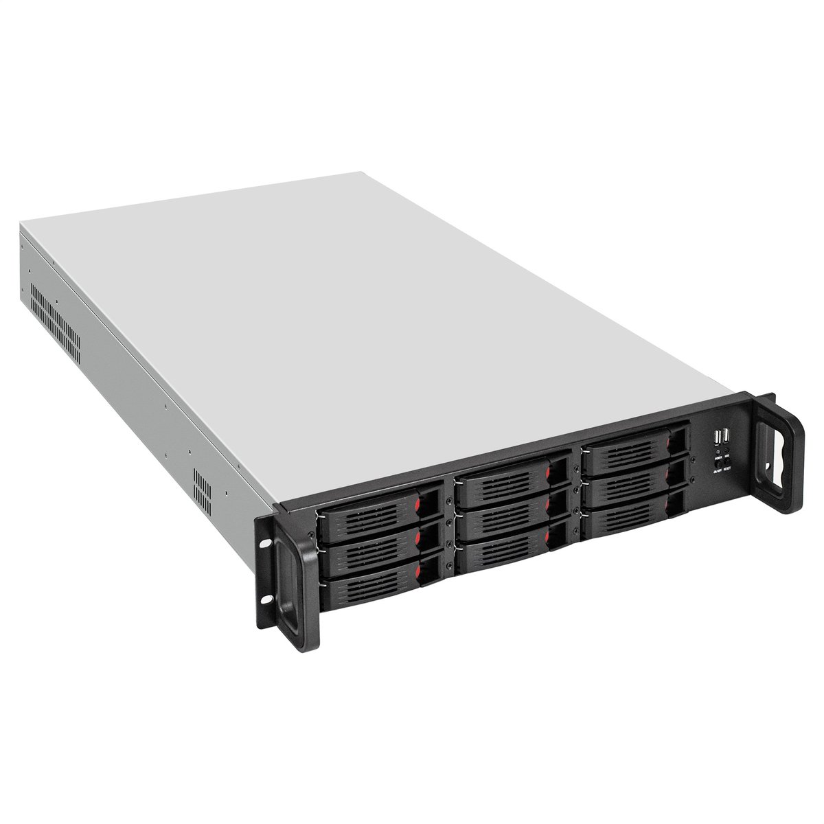 Корпус ExeGate Pro 2U650-HS09 EX296380RUS, 19", 2U, глубина 650 мм, 9×HotSwap