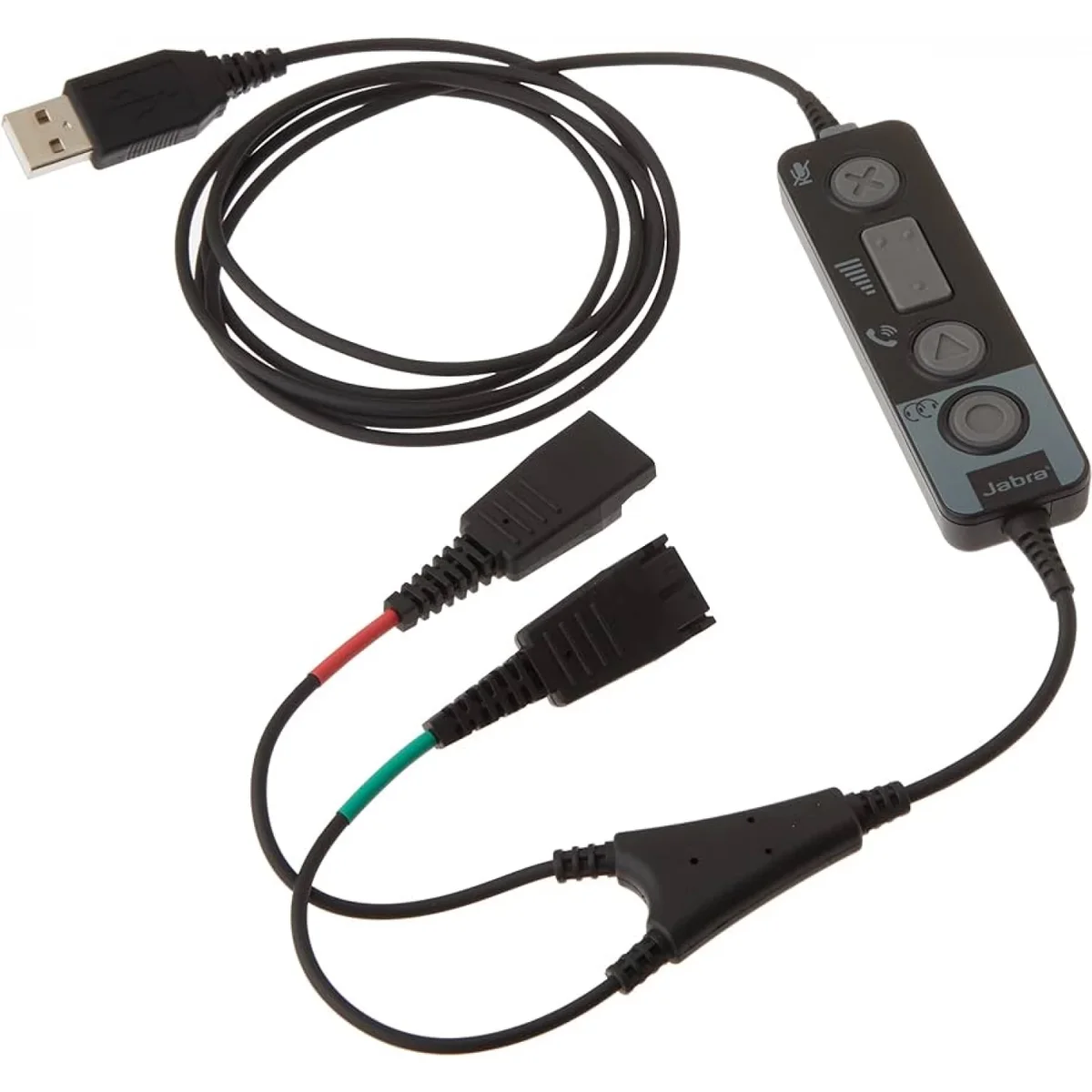 Кабель Jabra 265-09 Link 265, USB на 2×QD, Y-шнур