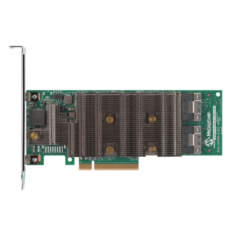 RAID-контроллер MICROCHIP 3254С16IX2S, SmartRAID 3254-16i/e, PCIe 4.0, 16 портов