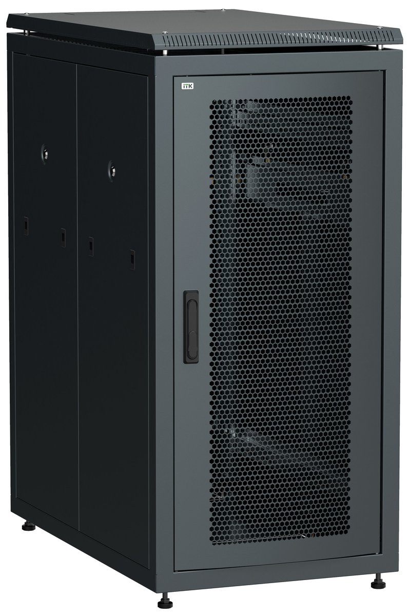 Шкаф ITK LN05-28U61-P, 19", 28U, 600×1000мм, передняя перфорированная