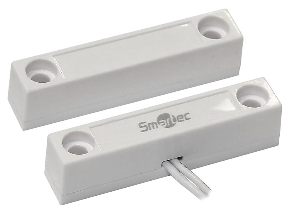 Датчик магнитоконтактный Smartec ST-DM122NO-WT, NO, накладной, 25мм, белый