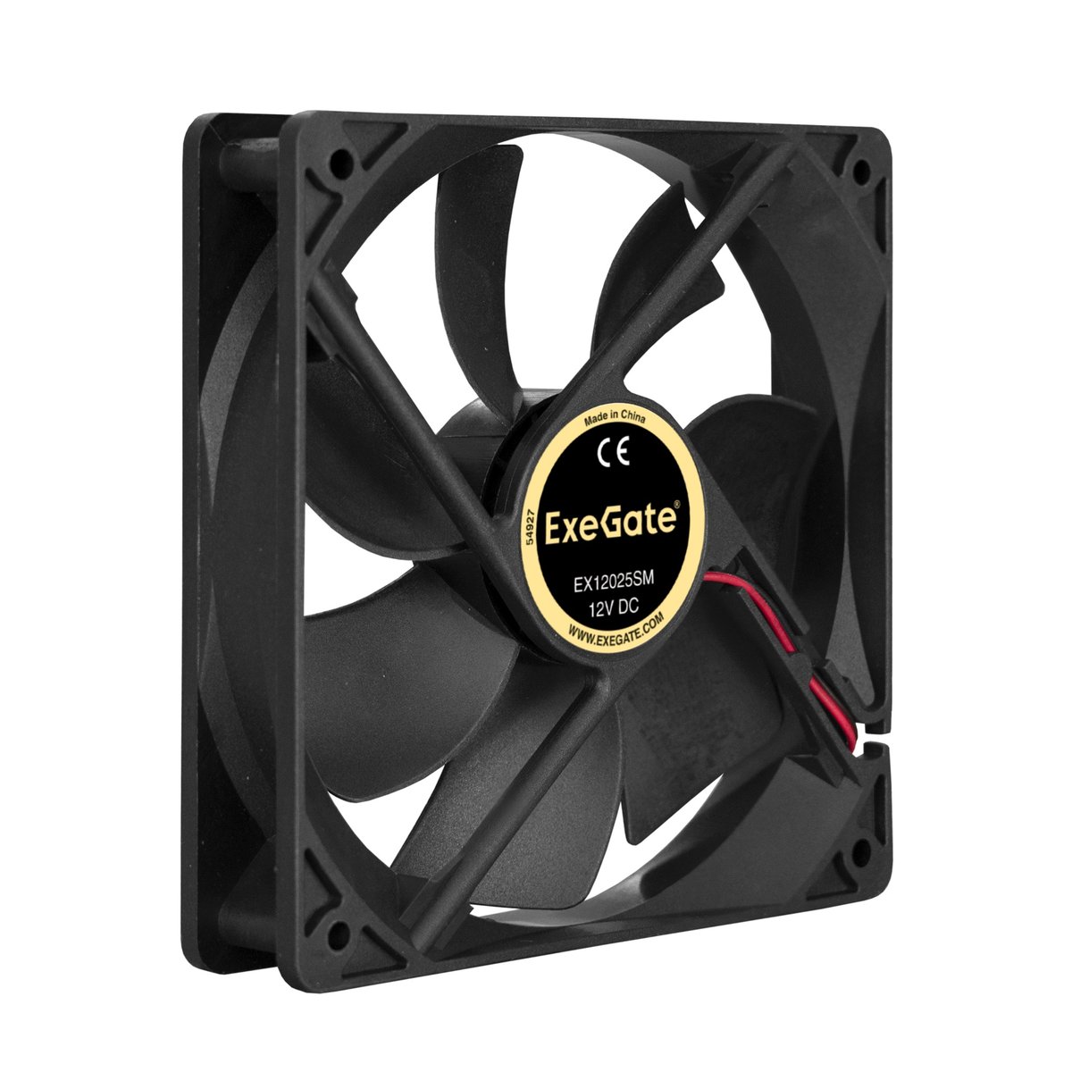 Вентилятор ExeGate EX12025SM, 120x120x25 мм, 12 В, Molex, подшипник скольжения