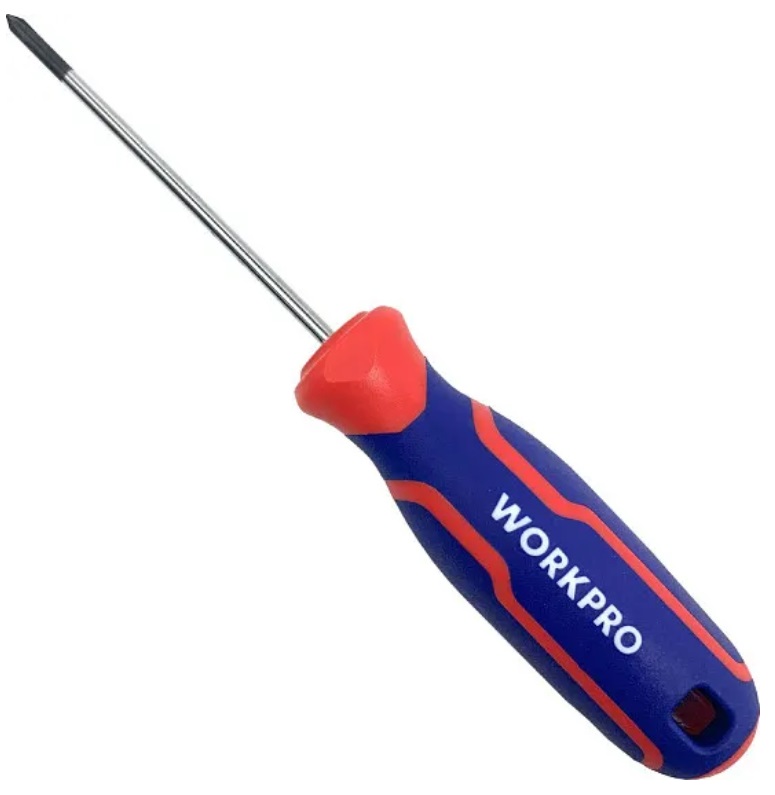 Отвертка WorkPro WP221026, крестовая PH1, 75мм