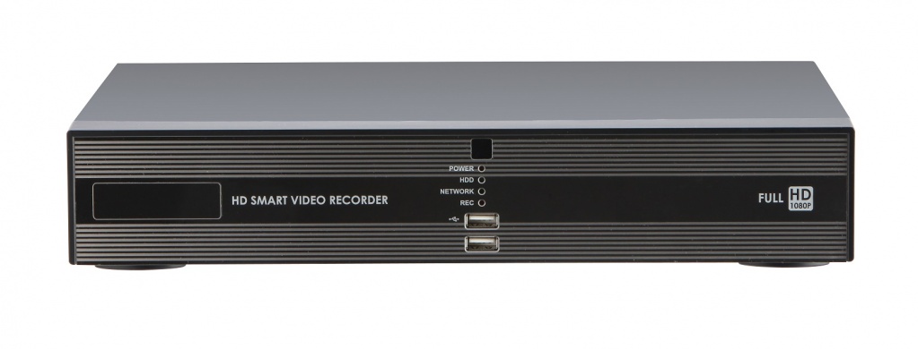 Видеорегистратор smartEC STR-HD0835, 8-канальный, гибридный, H.265, 2SATA