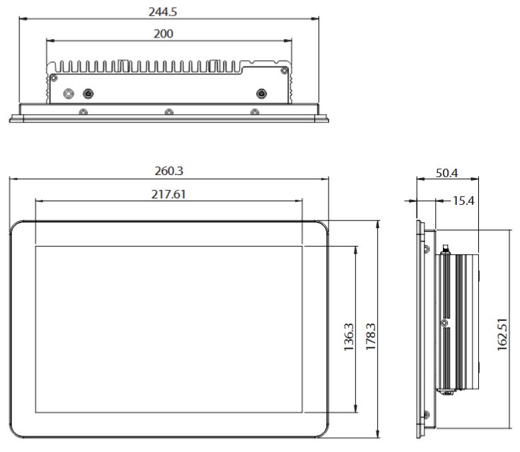 Панельный компьютер NEXCOM XPPC10-200-i5