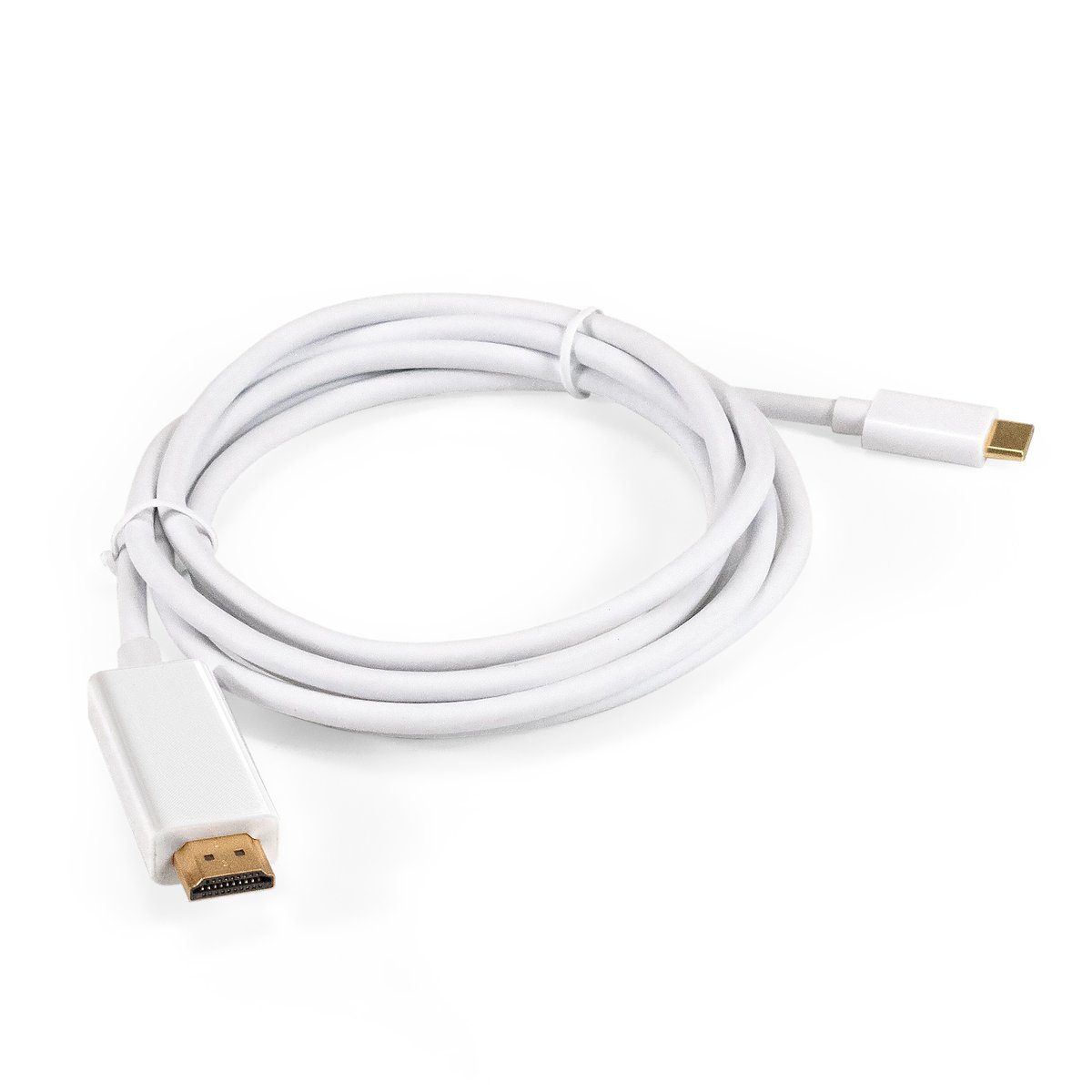 Кабель-адаптер ExeGate EX-CM-HDMI2M-0.1, USB Type-C — HDMI, 1.8 м, 8K@30Hz