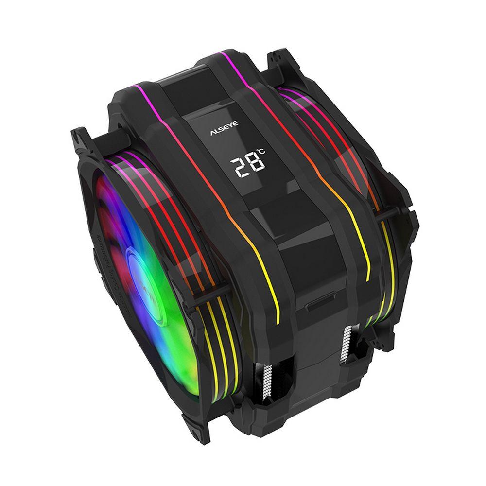 Кулер ALSEYE M120D (PLUS), 2×120 мм, 6 тепловых трубок, до 250 Вт, LGA