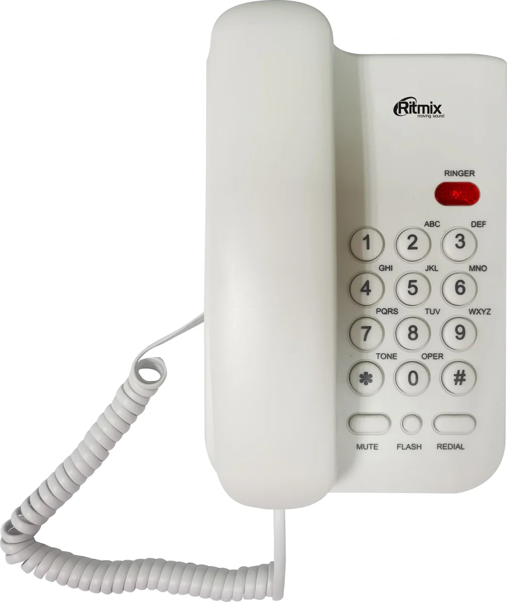 Телефон Ritmix 80002232, RT-311, проводной