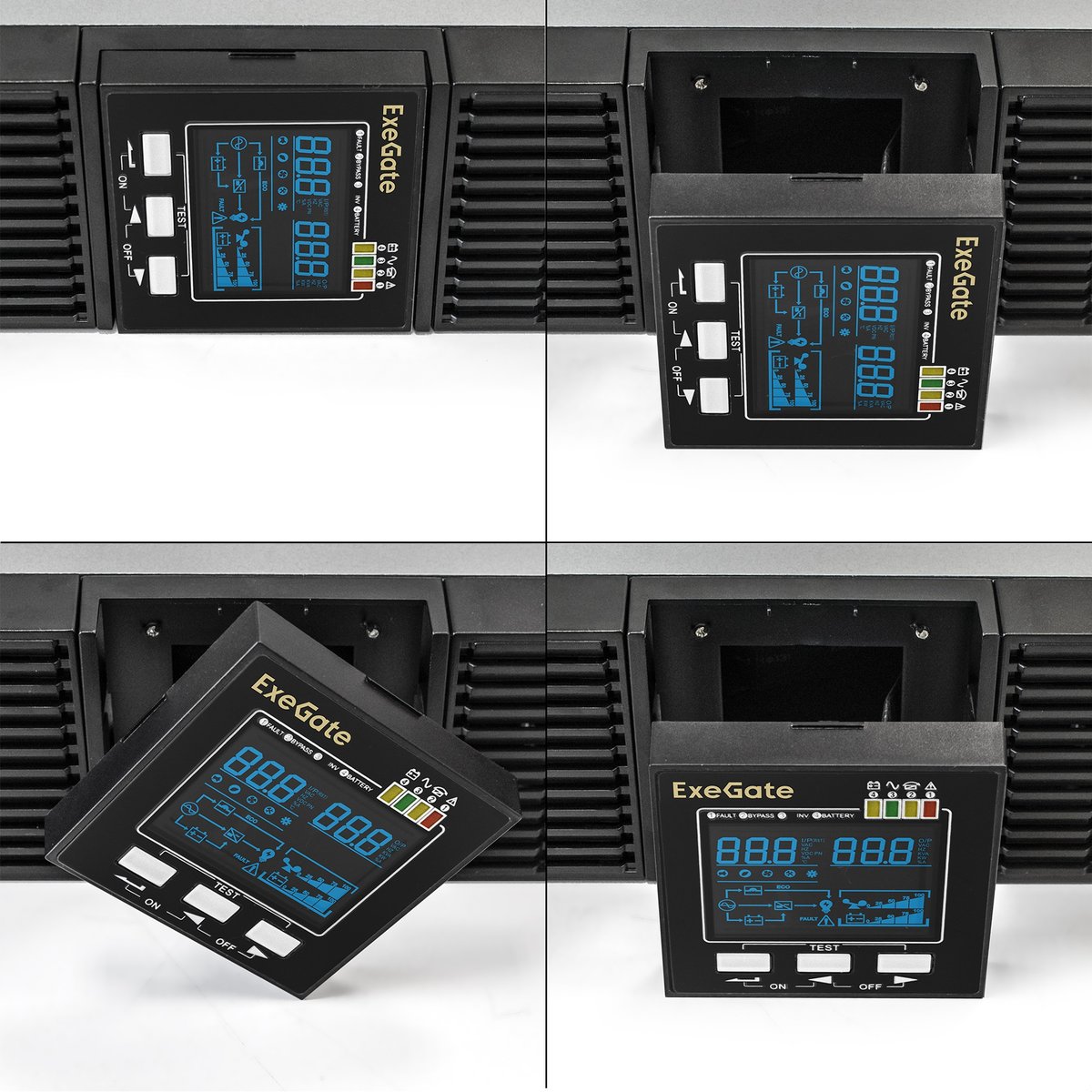 ИБП Exegate EP285647RUS PowerExpert ULS-2000, 2000 ВА/2000 Вт, On-Line, 2U