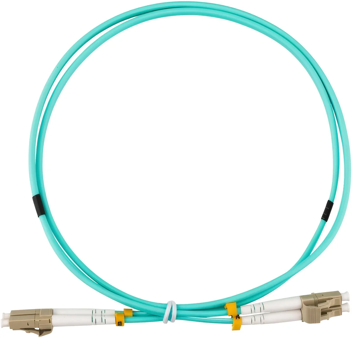 Патч-корд оптический Rexant 50-2511-5, MM 50/125 OM3, LC/UPC–LC/UPC, duplex, 5 м