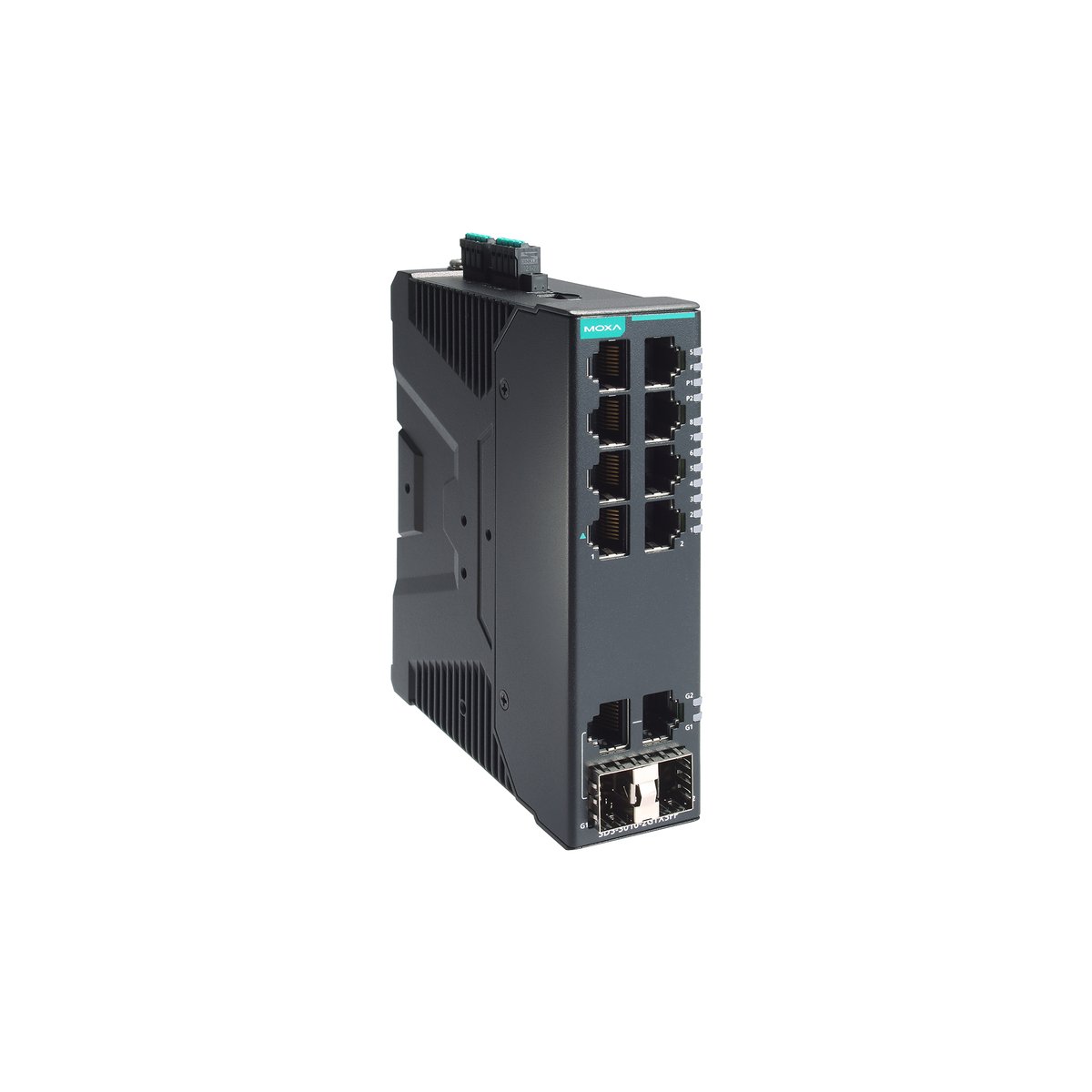 Коммутатор MOXA SDS-3010-2GTXSFP, 8×10/100BaseT(X), 2 combo GbE/SFP, DIN-рейка