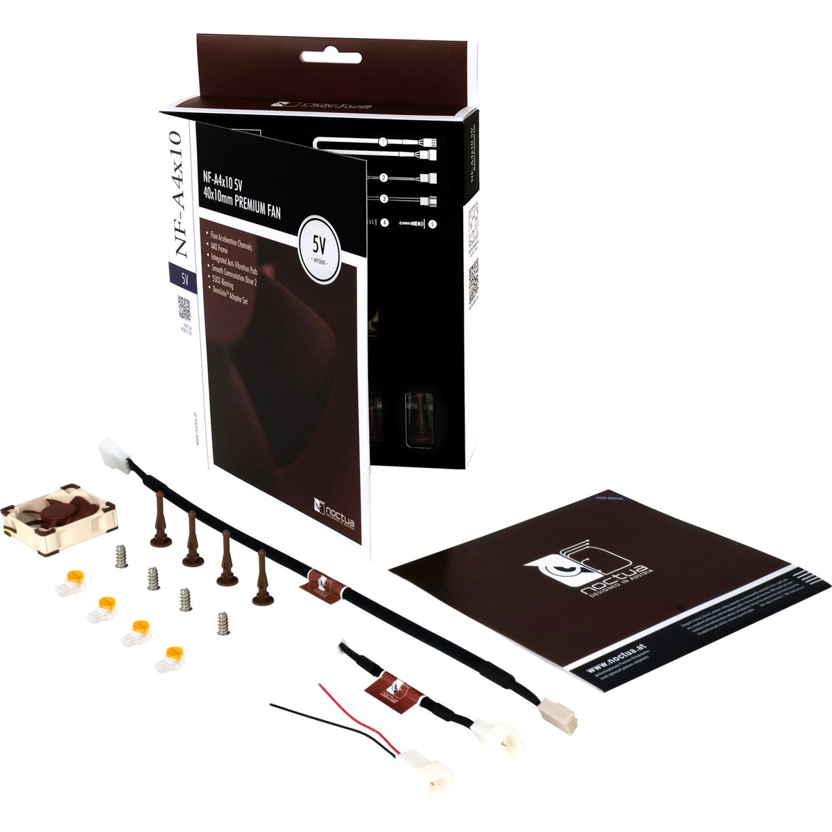 Вентилятор Noctua NF-A4x10 5V, 40×40×10 мм, 3-pin, 4500 об/мин