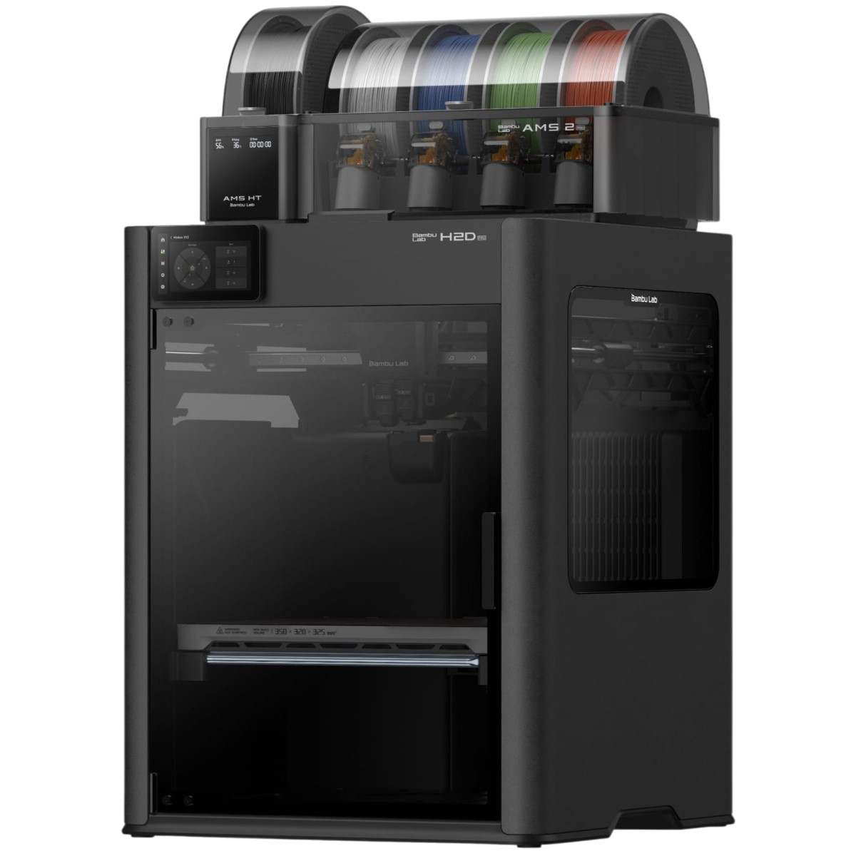 3D-принтер Bambu Lab H2D Pro, закрытый корпус, AMS, PLA/PETG/TPU/ABS