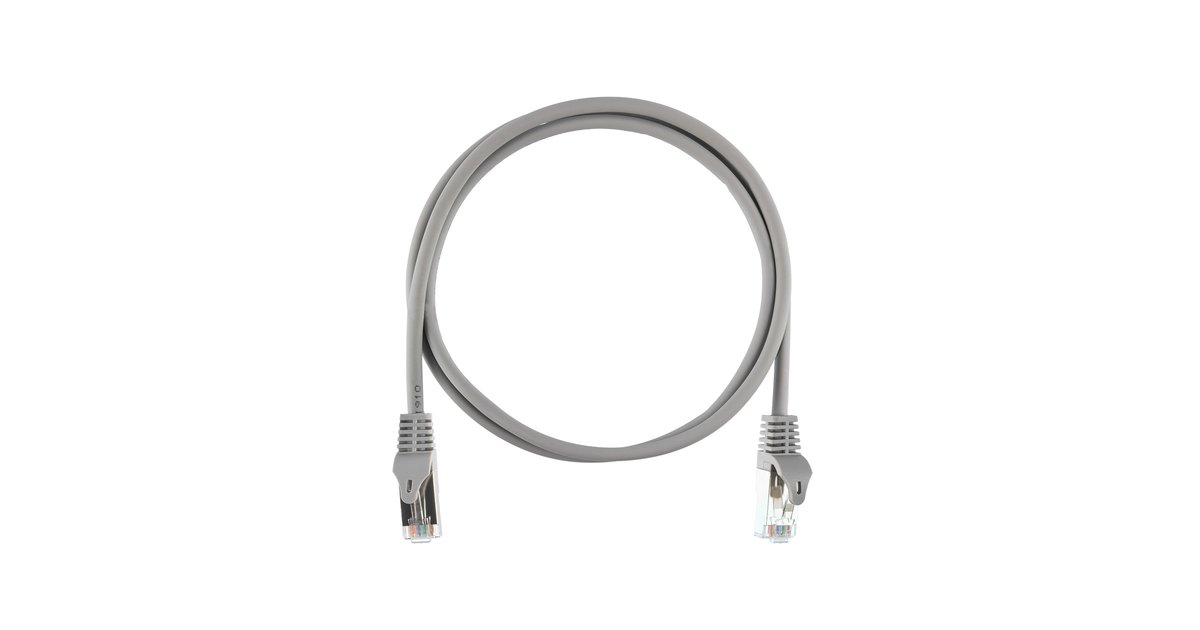 Патч-корд NIKOMAX ESSENTIAL NMC-PC4SD55B-ES-005-C-GY, Cat.5e, 0.5 м, серый