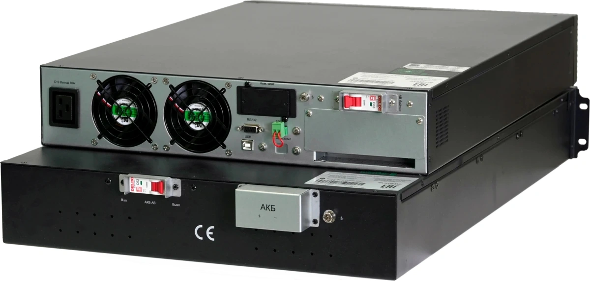 Батарейный блок Systeme Electric BPSEV192RT2UG2, 192 В, 9 А·ч, 2U
