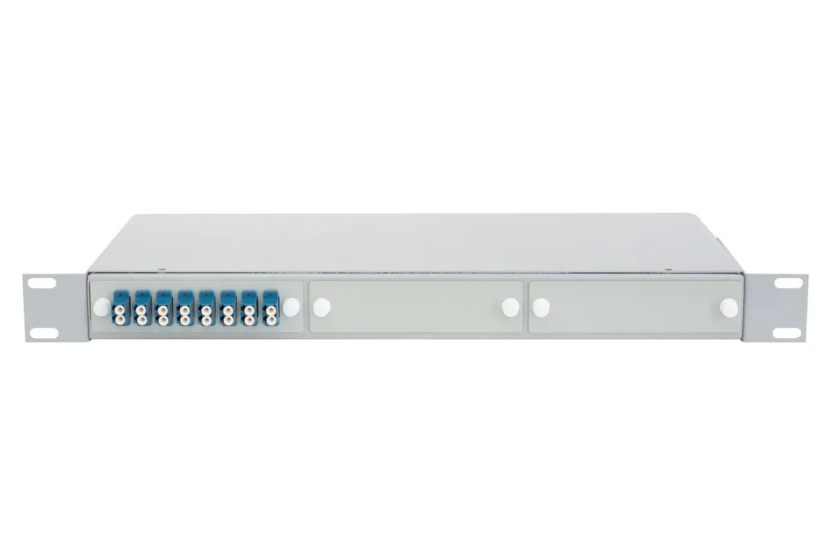 Кросс оптический SNR SNR-ODF-24R-16LC-P, 19", 1U, 16×LC, с пигтейлами