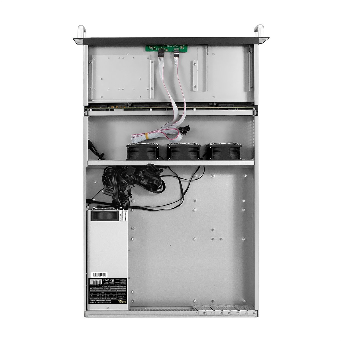 EX295865RUS Корпус для сервера ExeGate Pro 2U660-HS08 19" стоечный 2U глубиной 660 мм, блок питания 2U-920ADS, 8 отсеков с горячей заменой, US