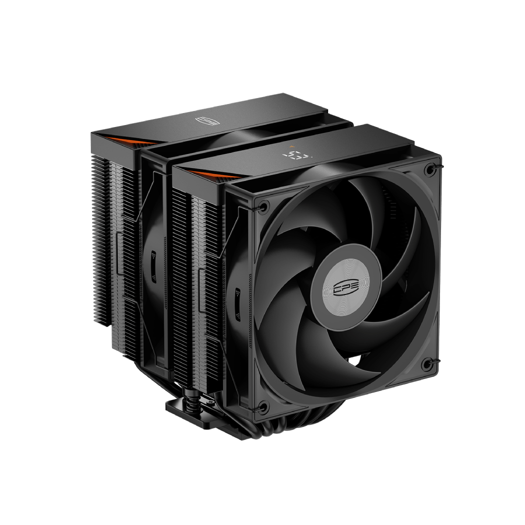 Кулер PCCooler RT620Pro Digital BK, 265 Вт, 2×120 мм, 4-pin PWM