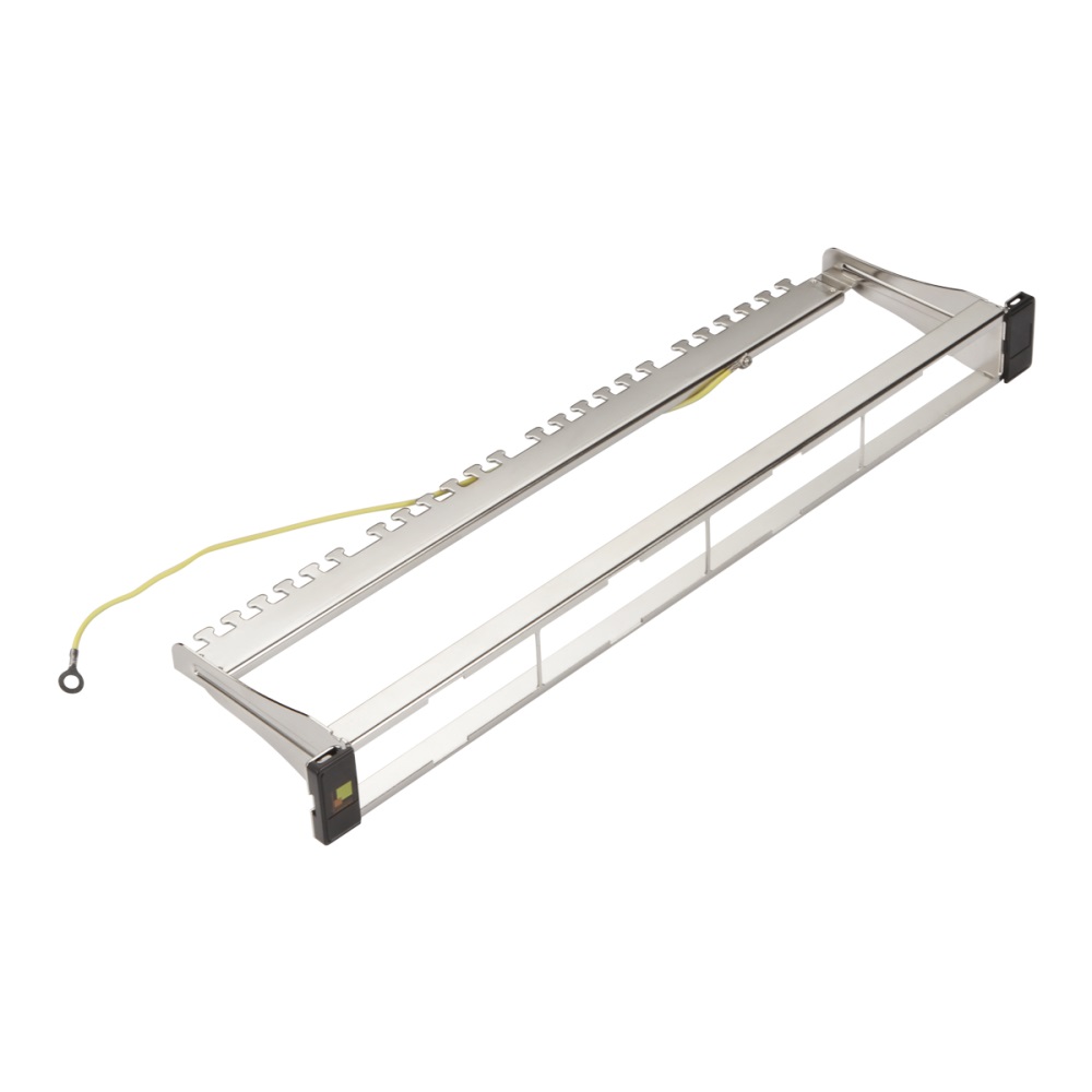 Патч-панель Lanmaster LAN-FRM-PP-STP/1U, 19", 1U, экр., 4 слота