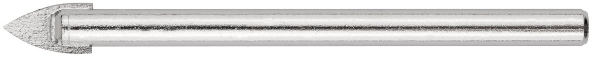 Сверло FIT 35454, по кафелю и стеклу, 6×70 мм, цилиндрический хвостовик