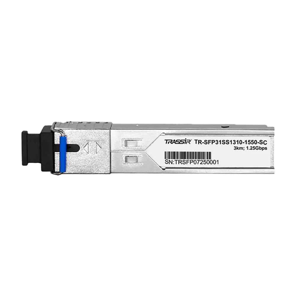 SFP-модуль Trassir TR-SFP31SS1310-1550-SC, 1.25Гбит/с, BiDi
