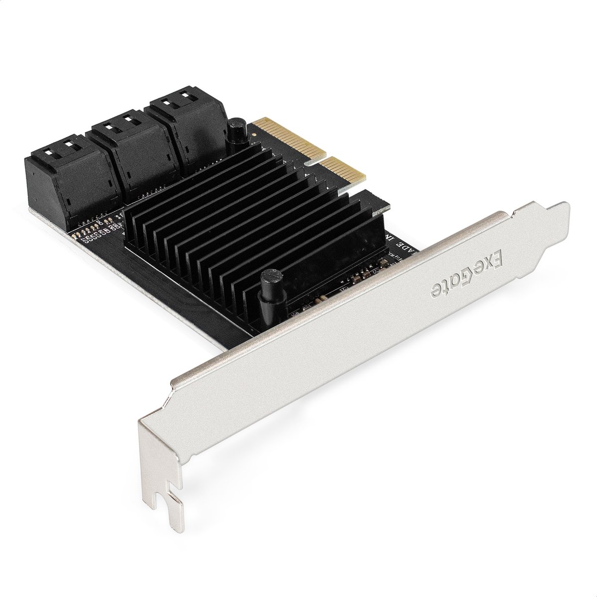 Контроллер EXEGATE EXE-516 (EX296207RUS), PCI-E x4 v3.0, SATA 6 Гбит/с, 6 внутренних портов