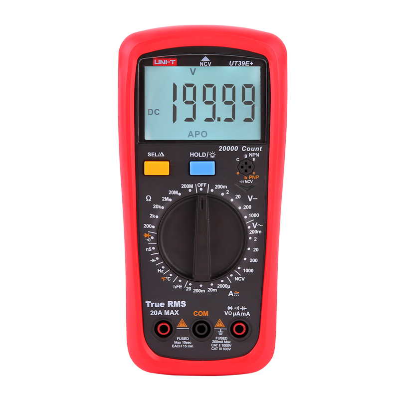 Мультиметр REXANT 13-0068 (UNI-T UT39E Plus), до 1000 В DC/AC