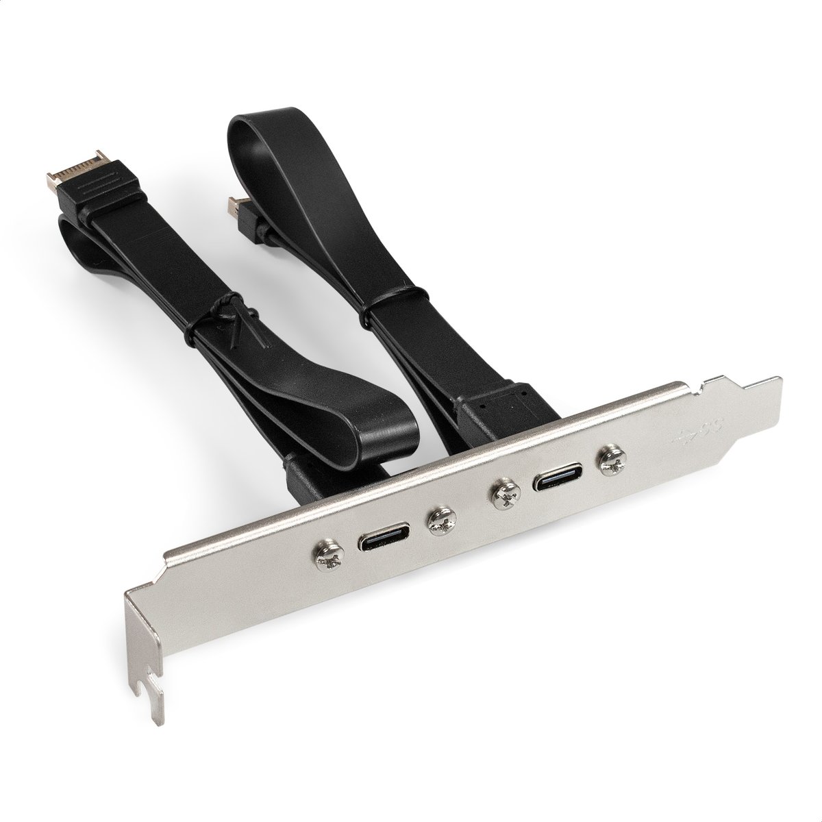 Планка USB Exegate EX298297RUS, 2×Type-C USB 3.2 Gen2