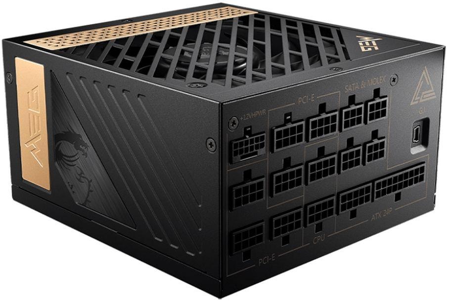Блок питания MSI 306-7ZP4A11-CE0, 1300W, 80+ Platinum, ATX 3.1, Full Modular