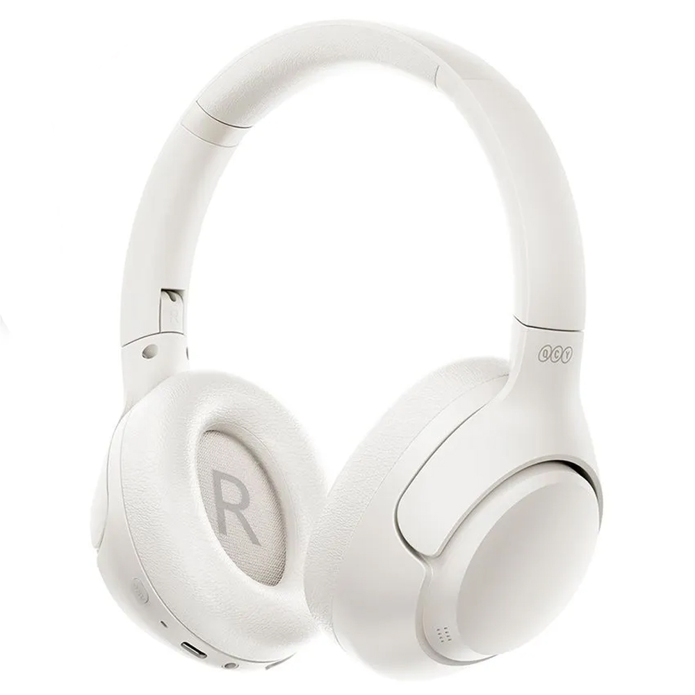 Наушники QCY H3 White BH23H3A, Bluetooth 5.4, 40мм, 60ч, ANC