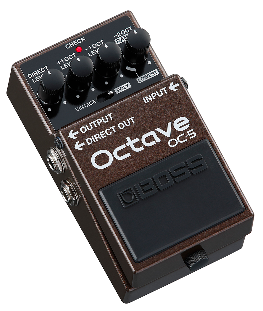Педаль эффектов Boss OC-5, октавер для гитары и баса, 9 В