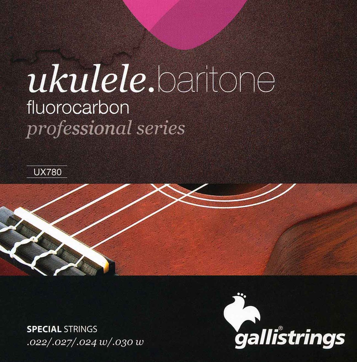 Комплект струн GALLI STRINGS UX780, укулеле баритон
