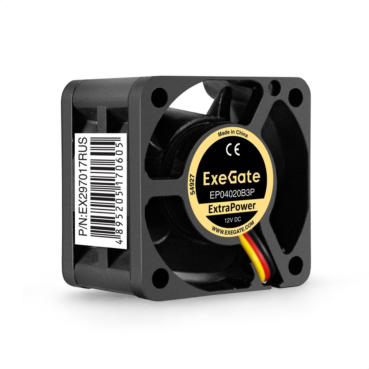 Вентилятор EXEGATE EX297017RUS, 40×40×20мм, 7000RPM, 32дБ