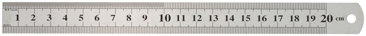 Линейка Fit 19002, нержавеющая, 200×19 мм