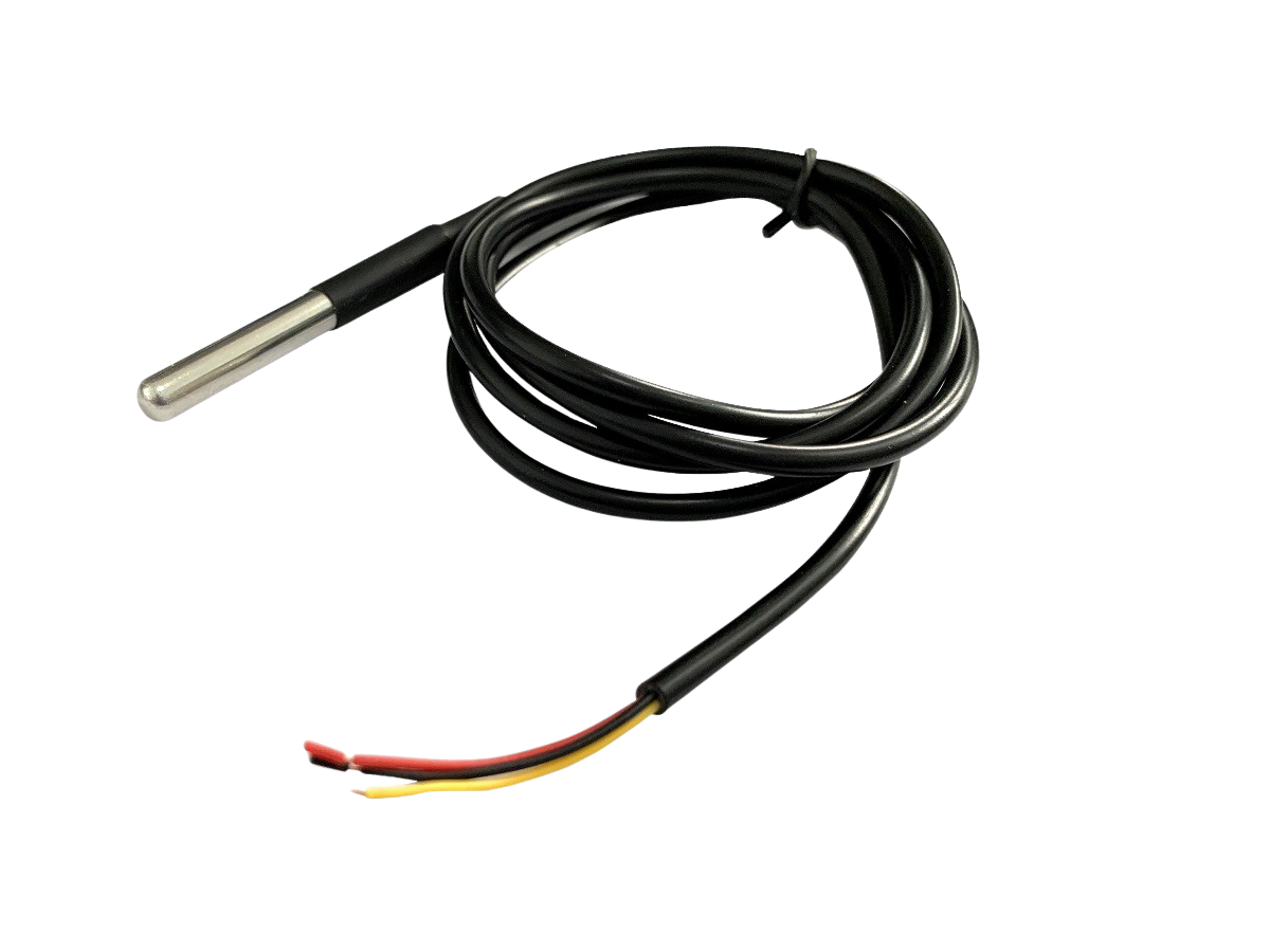 Датчик температуры ЦМО RS-T1, 1-Wire, провод 2 м, чёрный