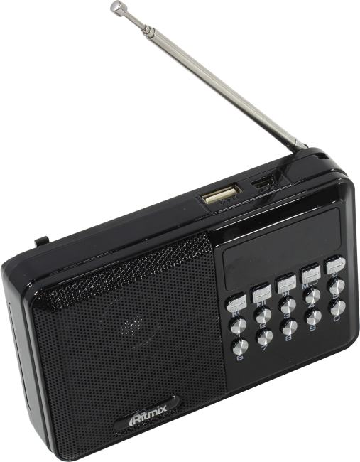 Радиоприемник Ritmix RPR-001, черный