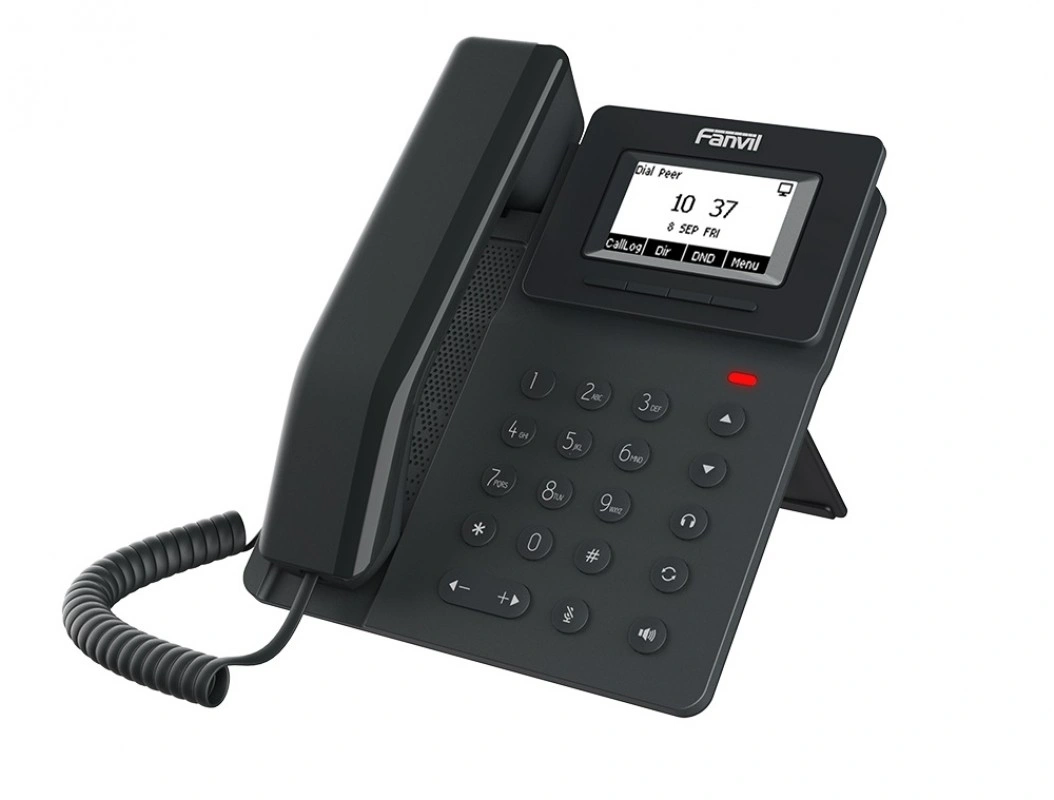 IP-телефон Fanvil V50G, 2 SIP-линии, LCD 2.3", 2×GE, PoE, HD Voice