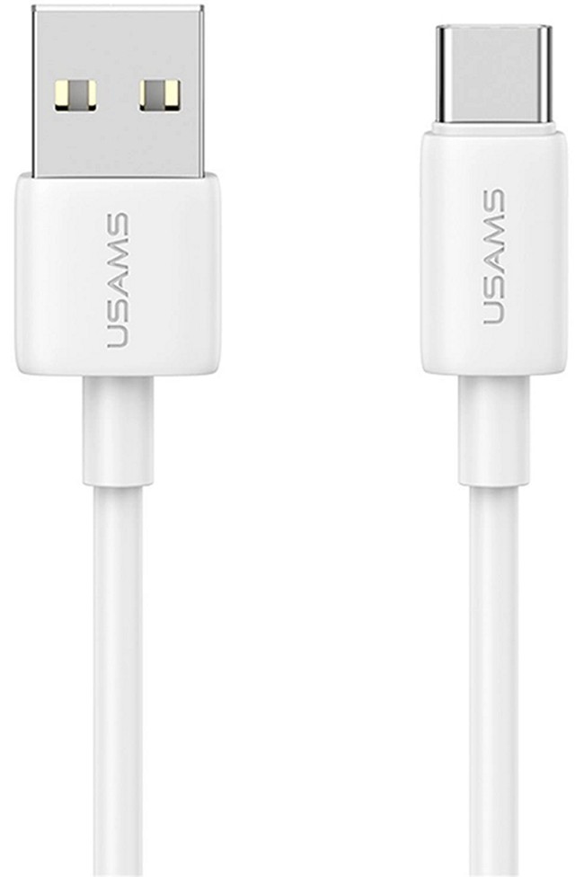 Usams SJ708 Type-C 3A Fast Charging Data Cable - YD Series 1m White (SJ708USB02)